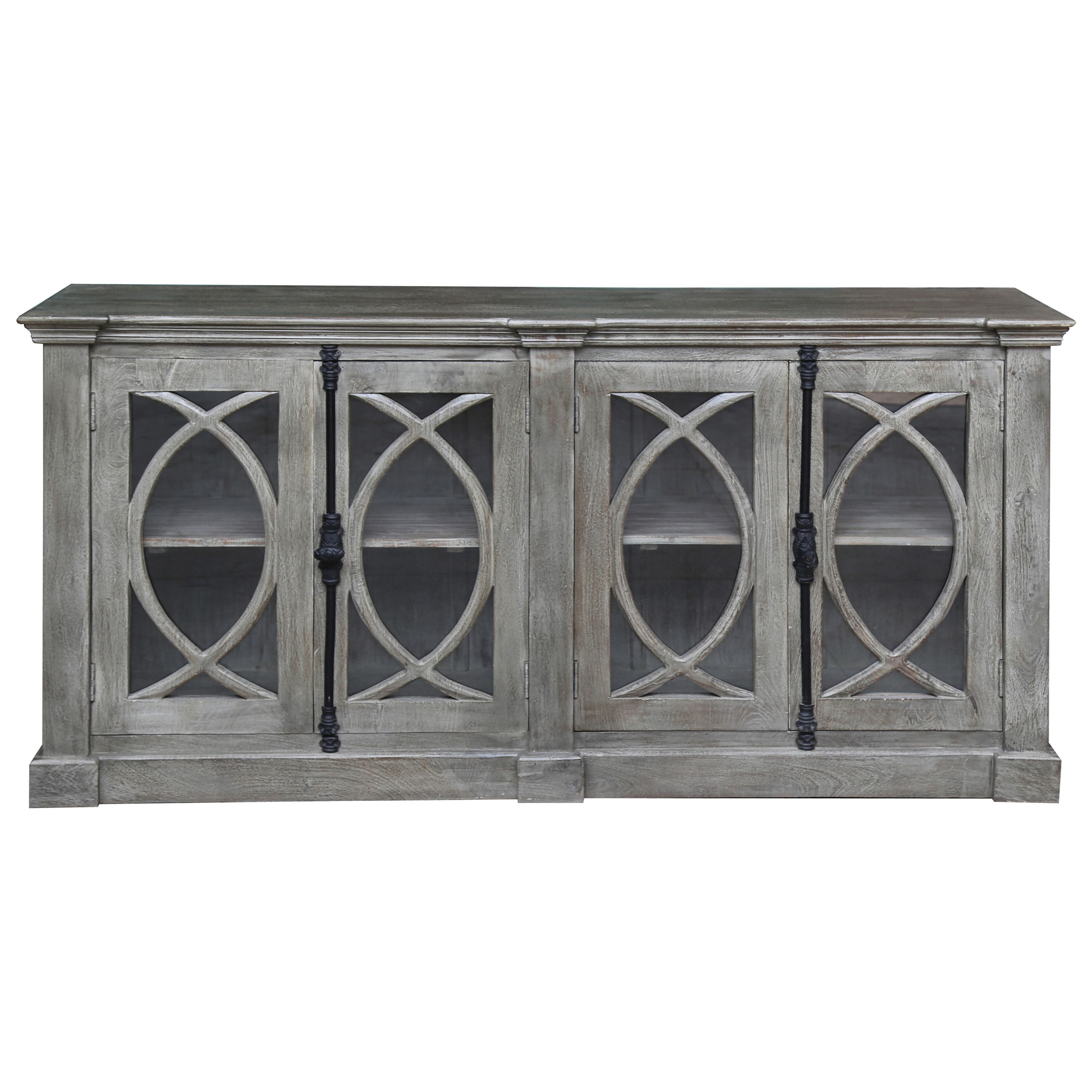 Kaleidoscope Asdf Transitional 4 Door Media Credenza Sprintz