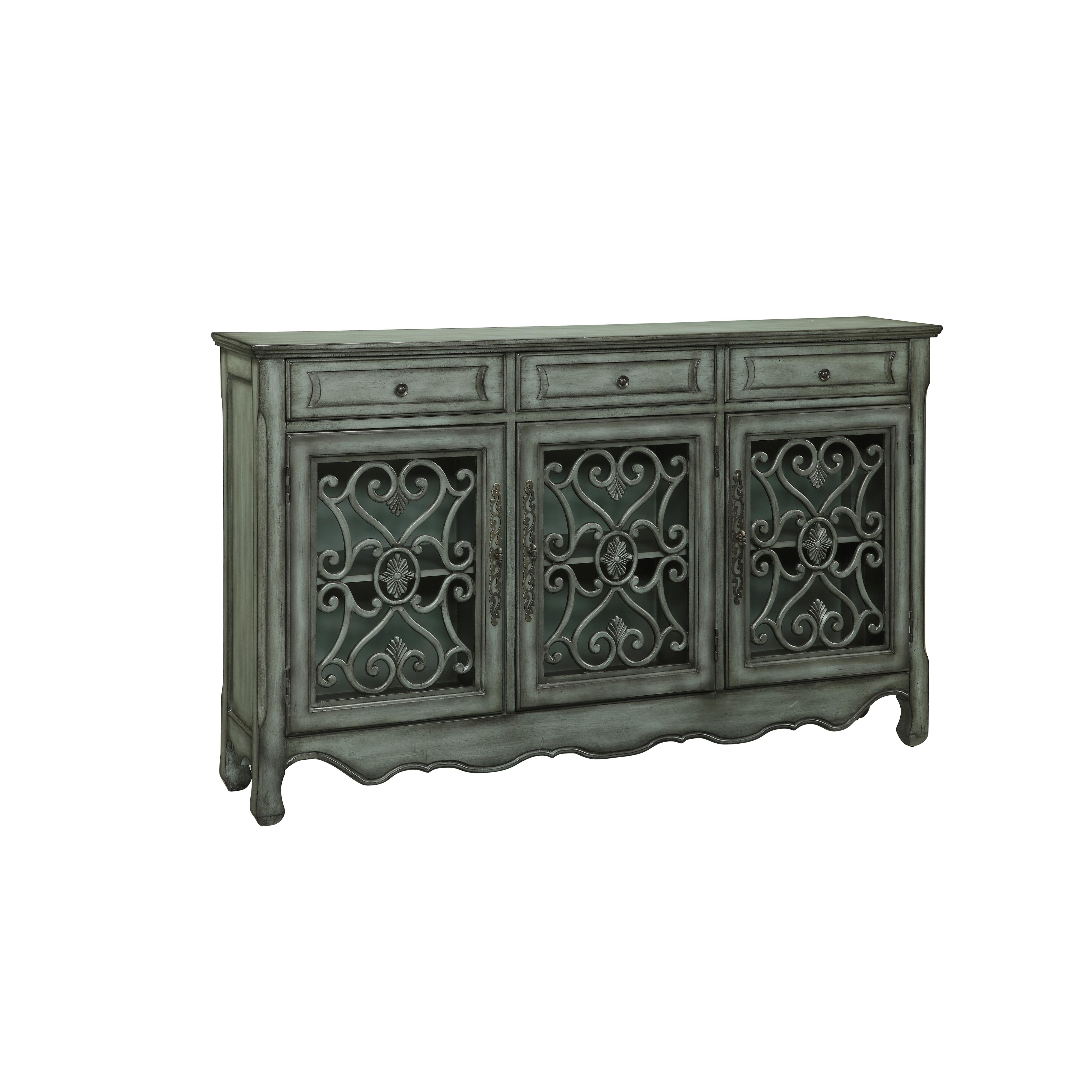 Morris Home Three Drawer Three Door Credenza Morris Home Accent Chests