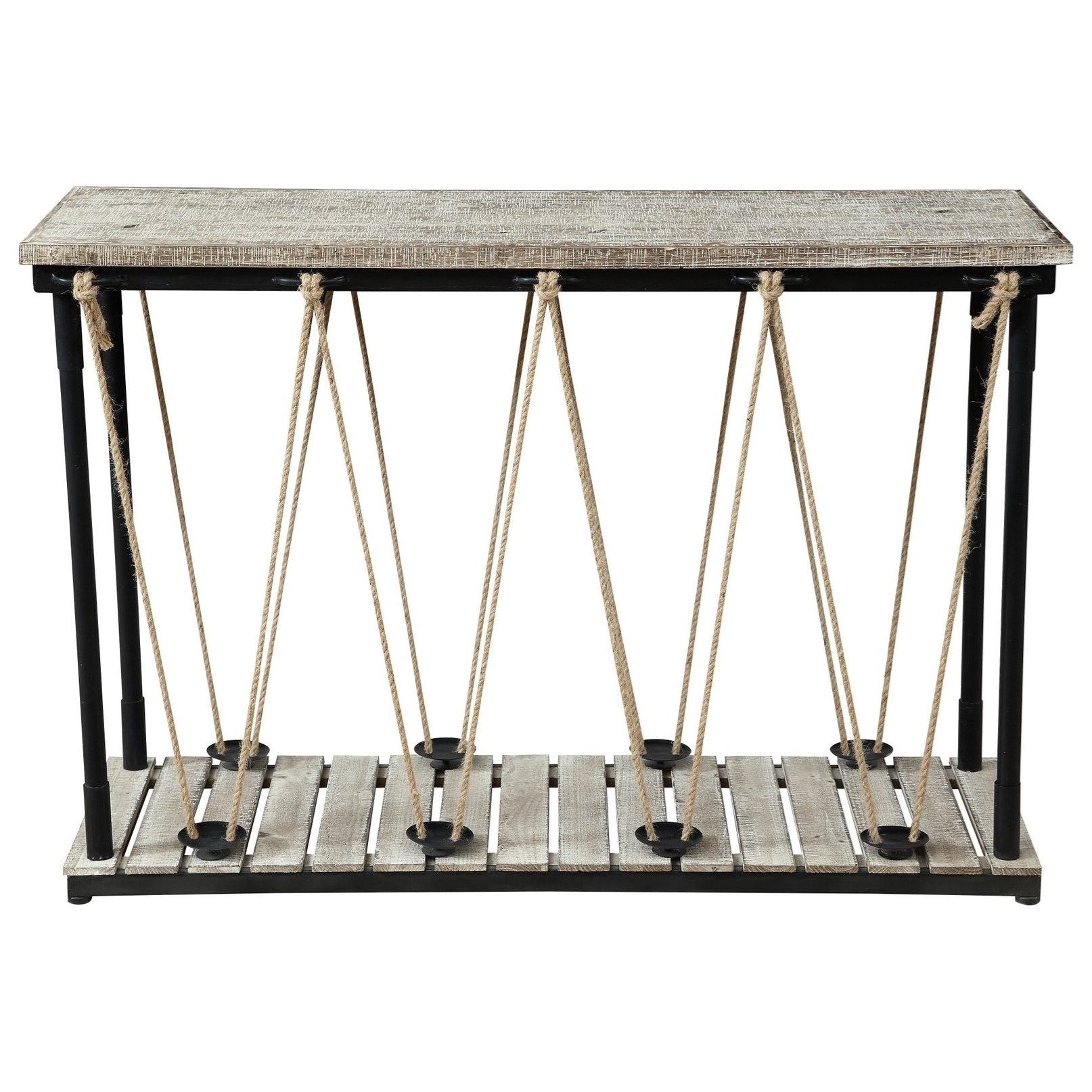 Coast To Coast Imports Pieces In Paradise Coastal Themed Console Table Value City Furniture Sofa Tables Consoles