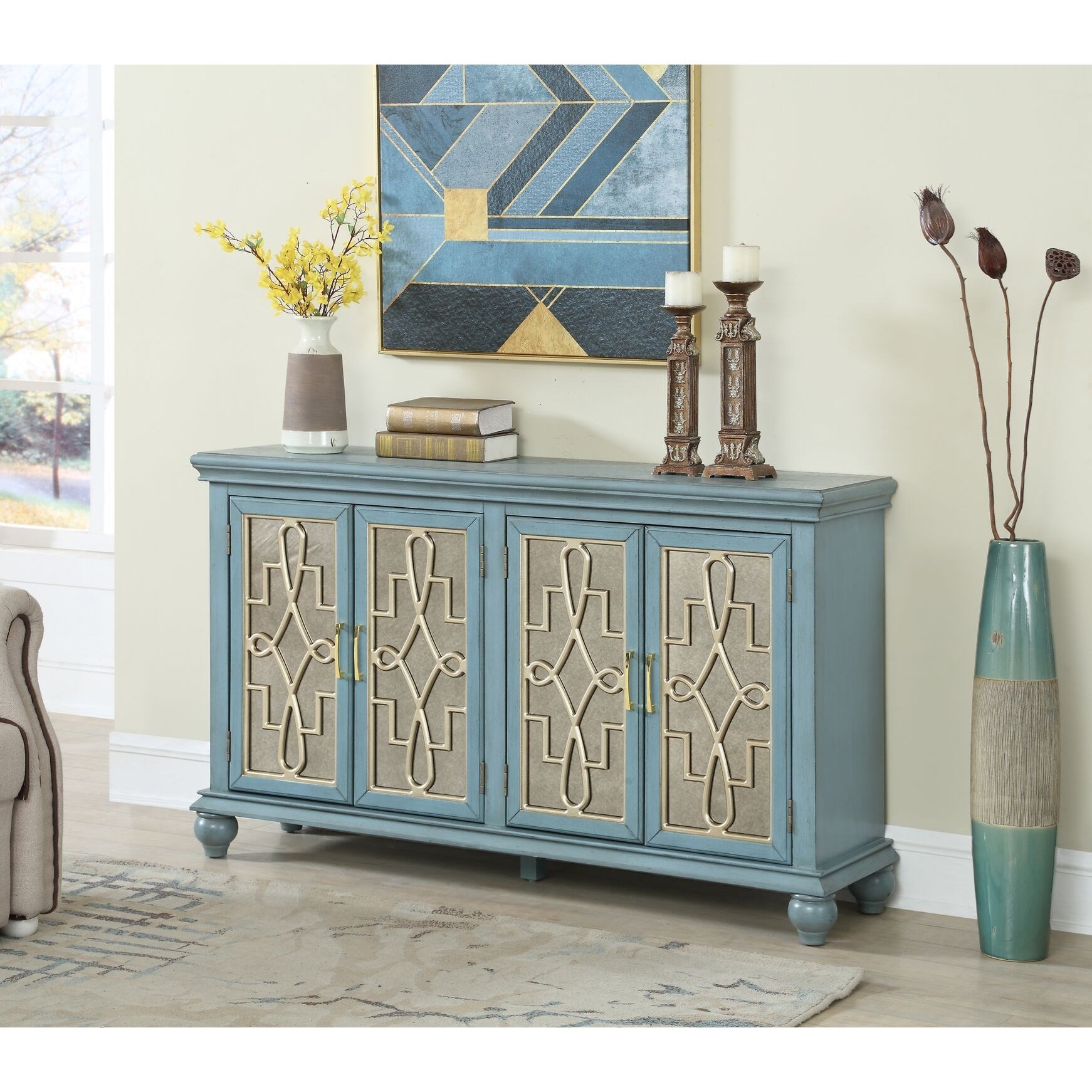 Coast To Coast Accents Four Door Media Credenza