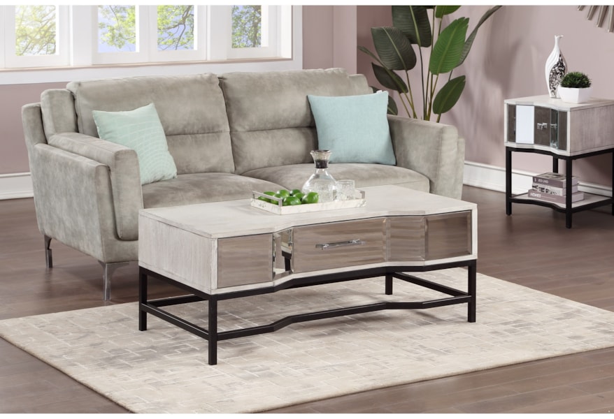 Coast To Coast Imports Gabby Contemporary 1 Drawer End Table Value City Furniture End Tables