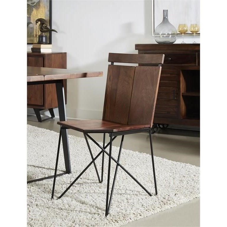 Coast To Coast Imports Kodiak Industrial Dining Chair Wayside Furniture Dining Side Chairs
