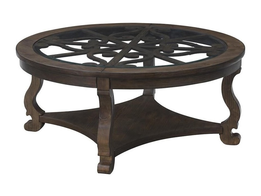 Coast To Imports Orchard Park Round Tail Table With Bottom Coast To Imports Orchard Park Round Tail Table With Bottom Shelf