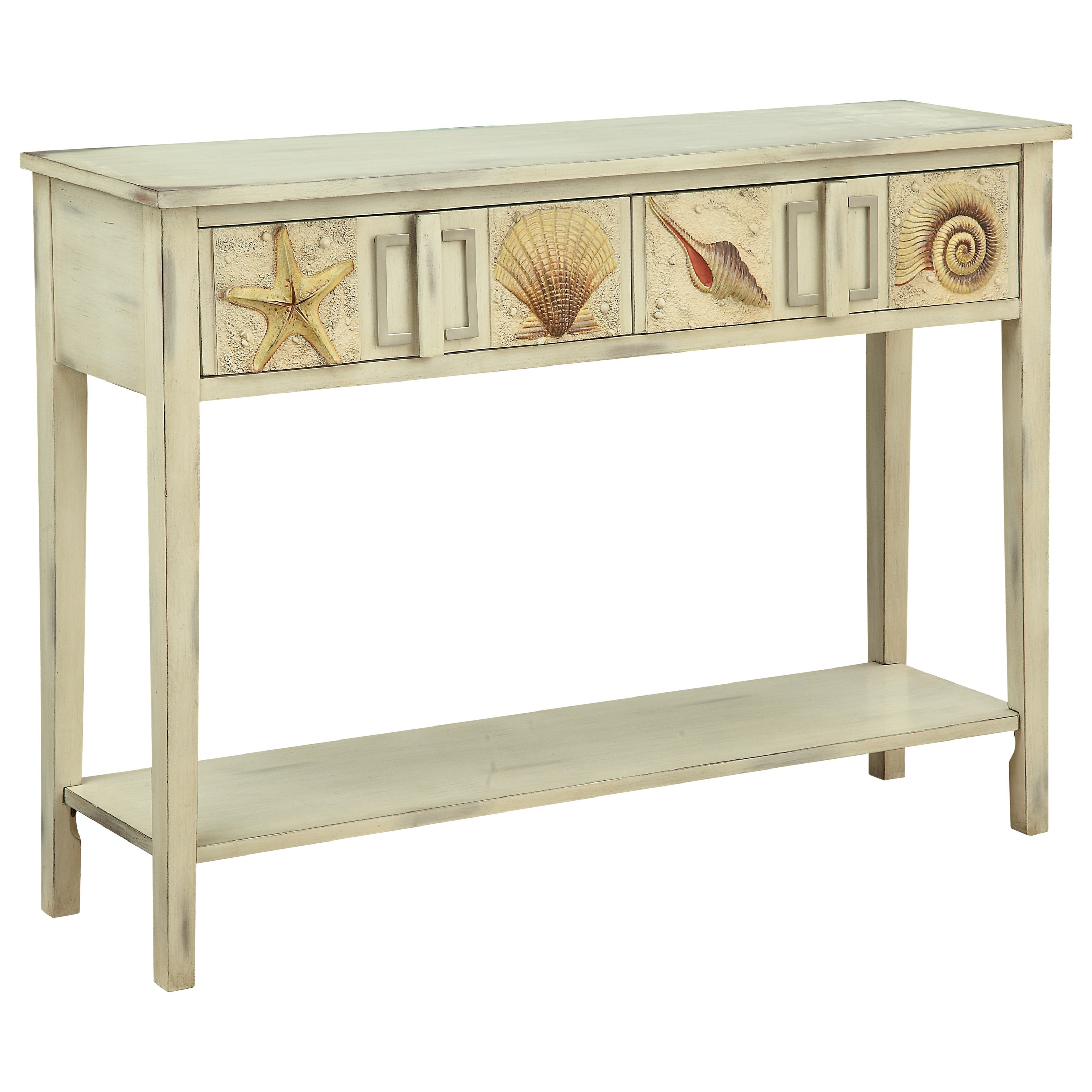 Coast To Coast Imports Surfside Two Drawer Console Table Zak S