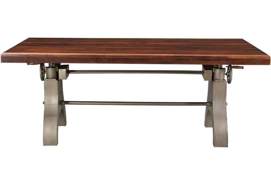Coast To Coast Imports Tacoma Industrial Dining Table With Adjustable Height Fashion Furniture Pub Tables