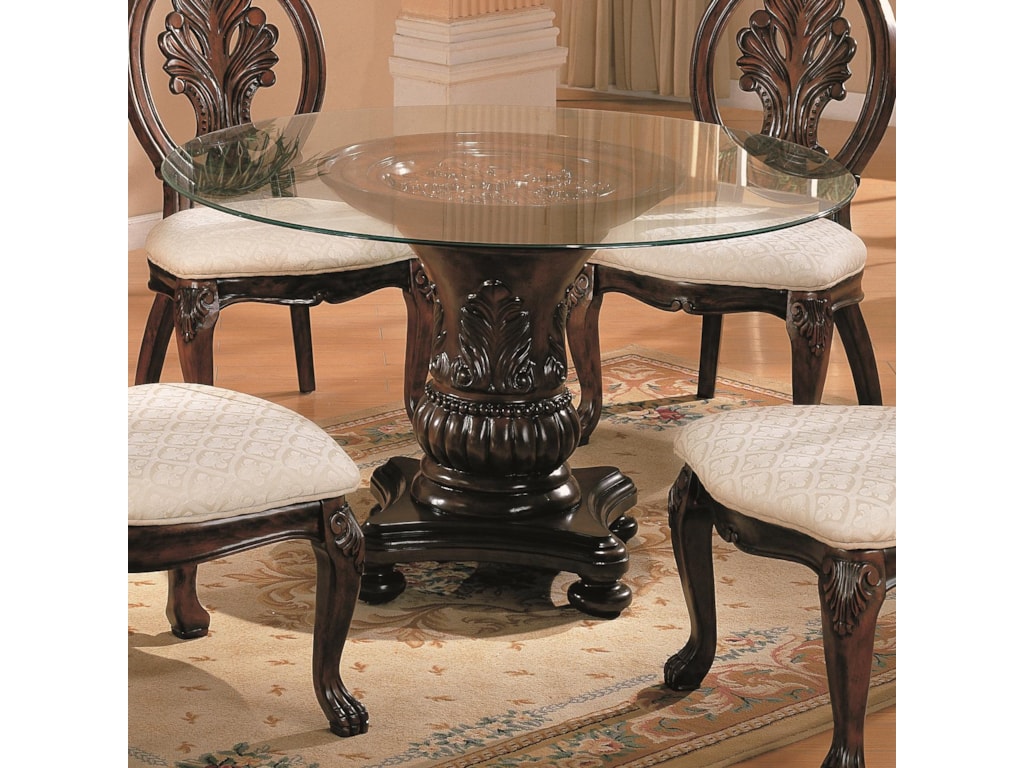 Coaster Furniture Tabitha 101030 Cb48rd Traditional Round Dining