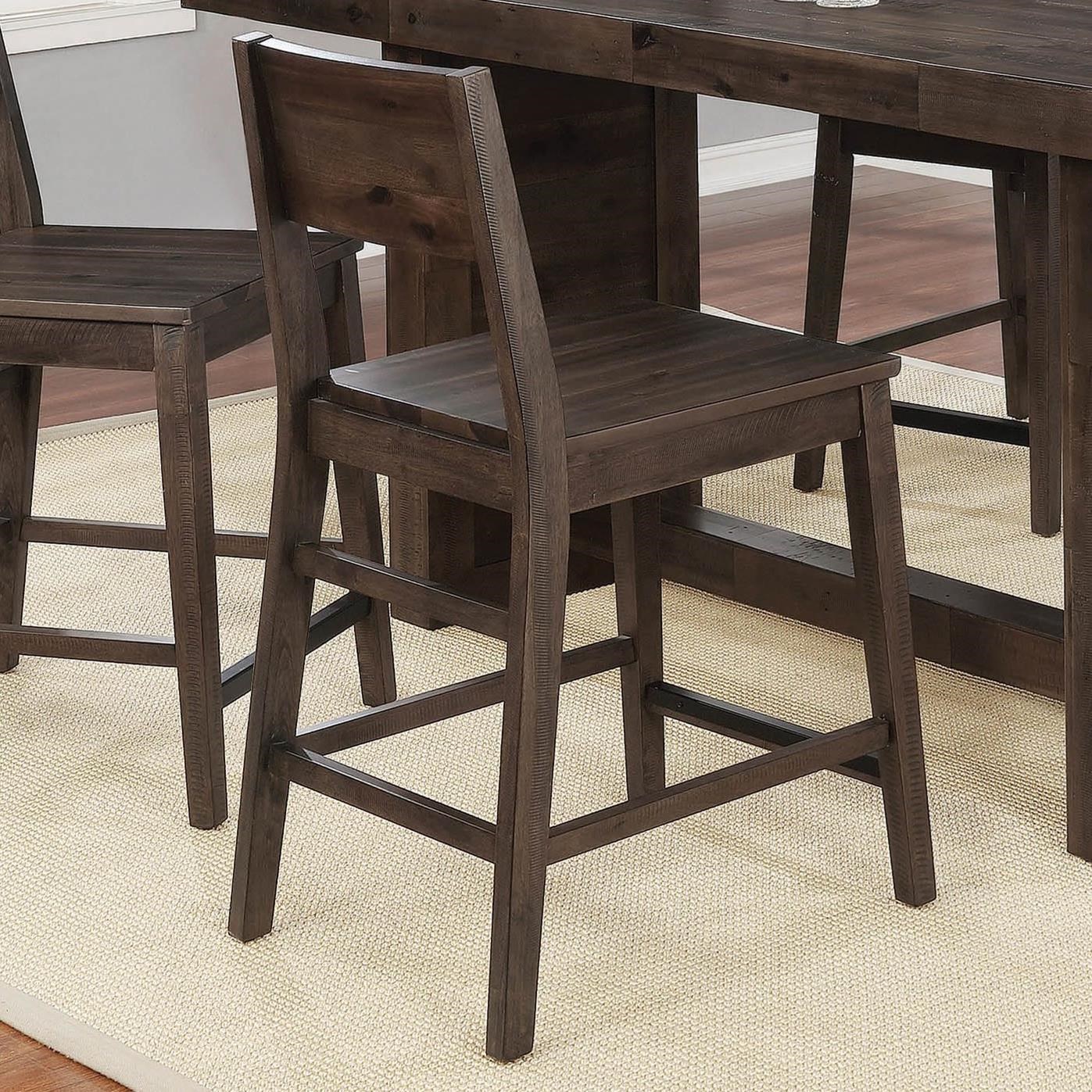 Barnes Rustic Counter Height Chair By Coaster At A1 Furniture Mattress