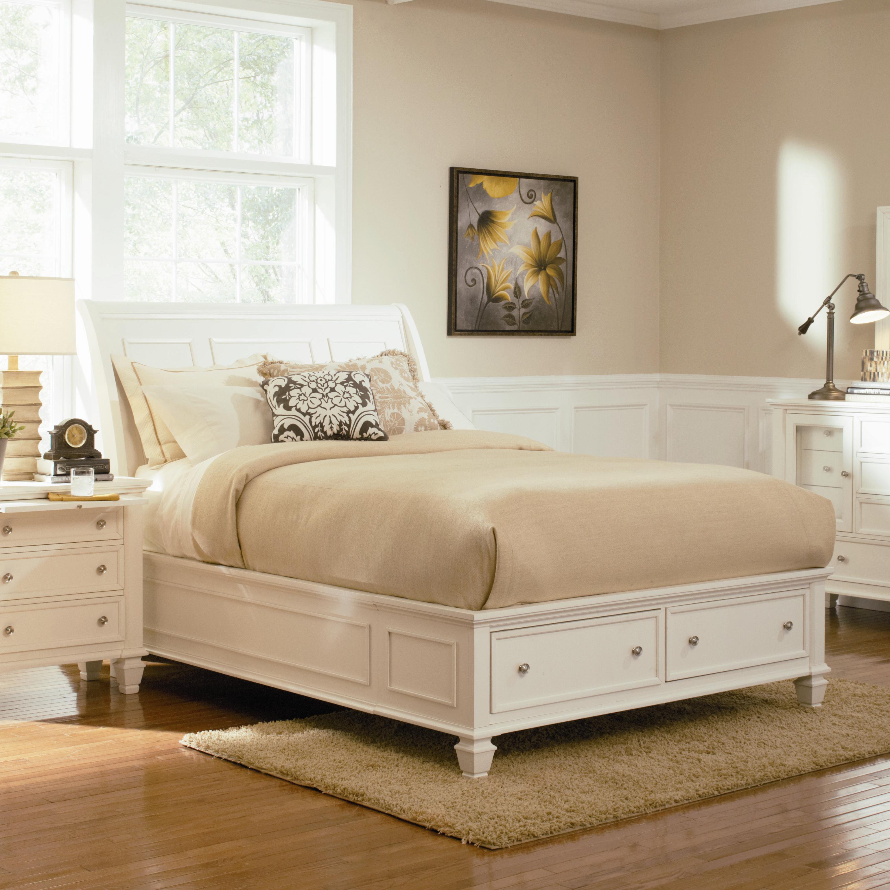 Coaster Sandy Beach 201309ke King Sleigh Bed With Footboard