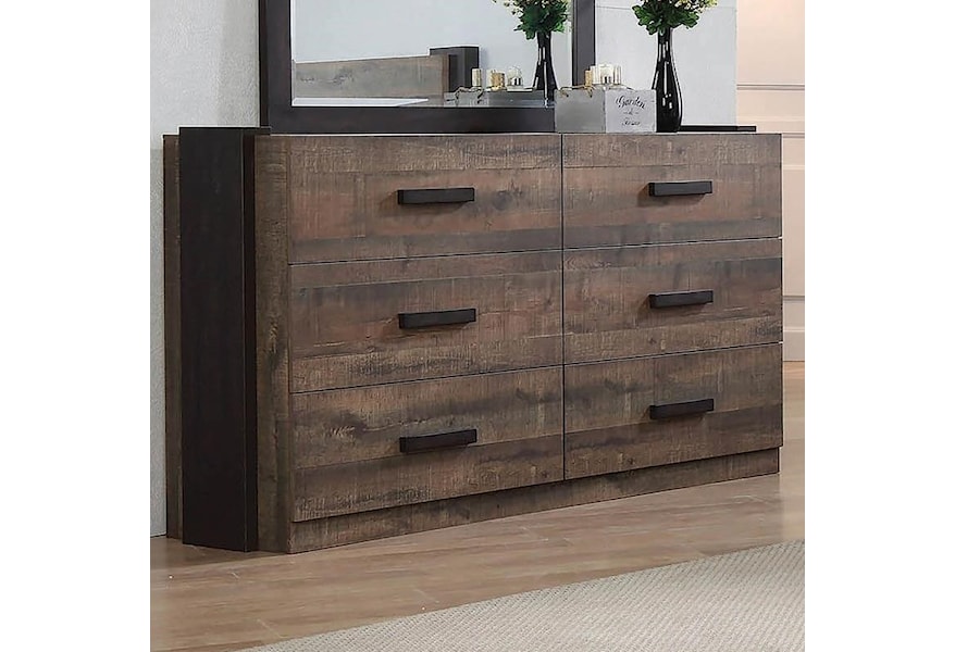 Coaster Weston 206313 Contemporary Dresser With Felt Lined Top