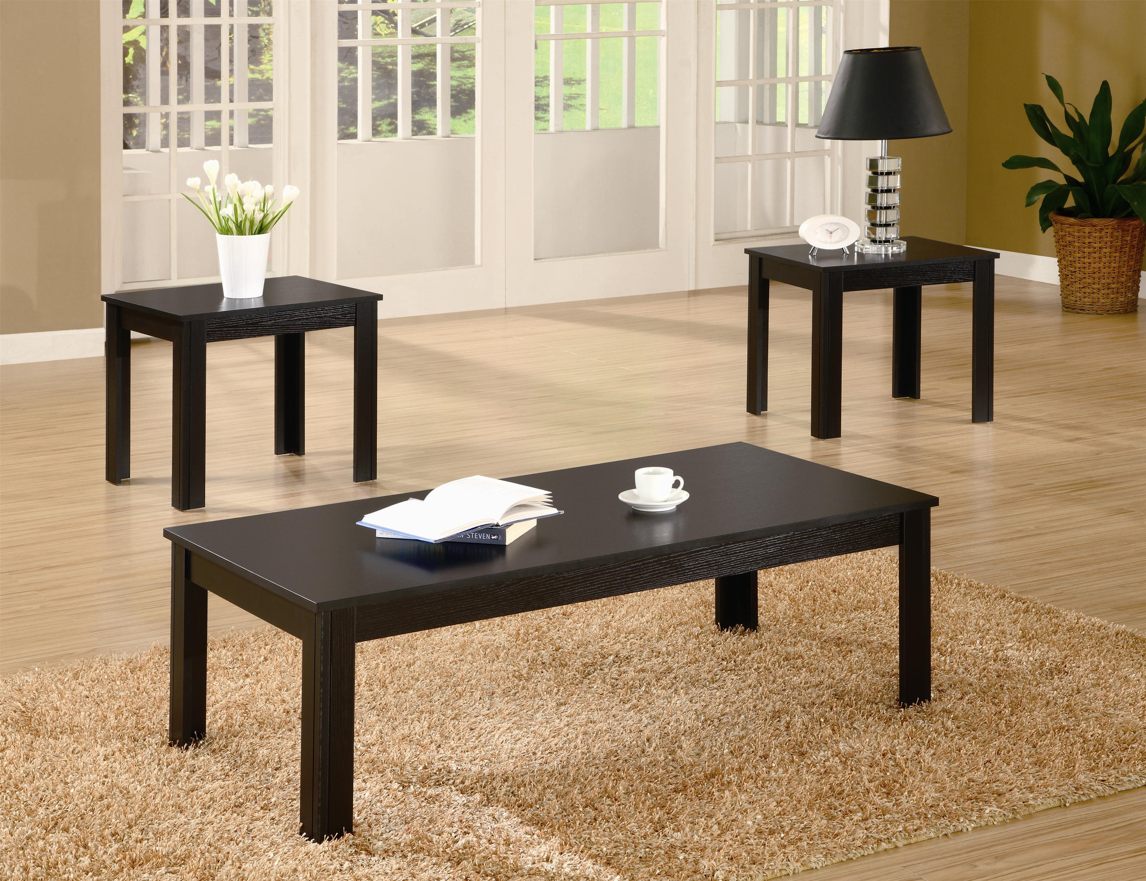Coaster Occasional Table Sets Casual Three Piece Occasional Table