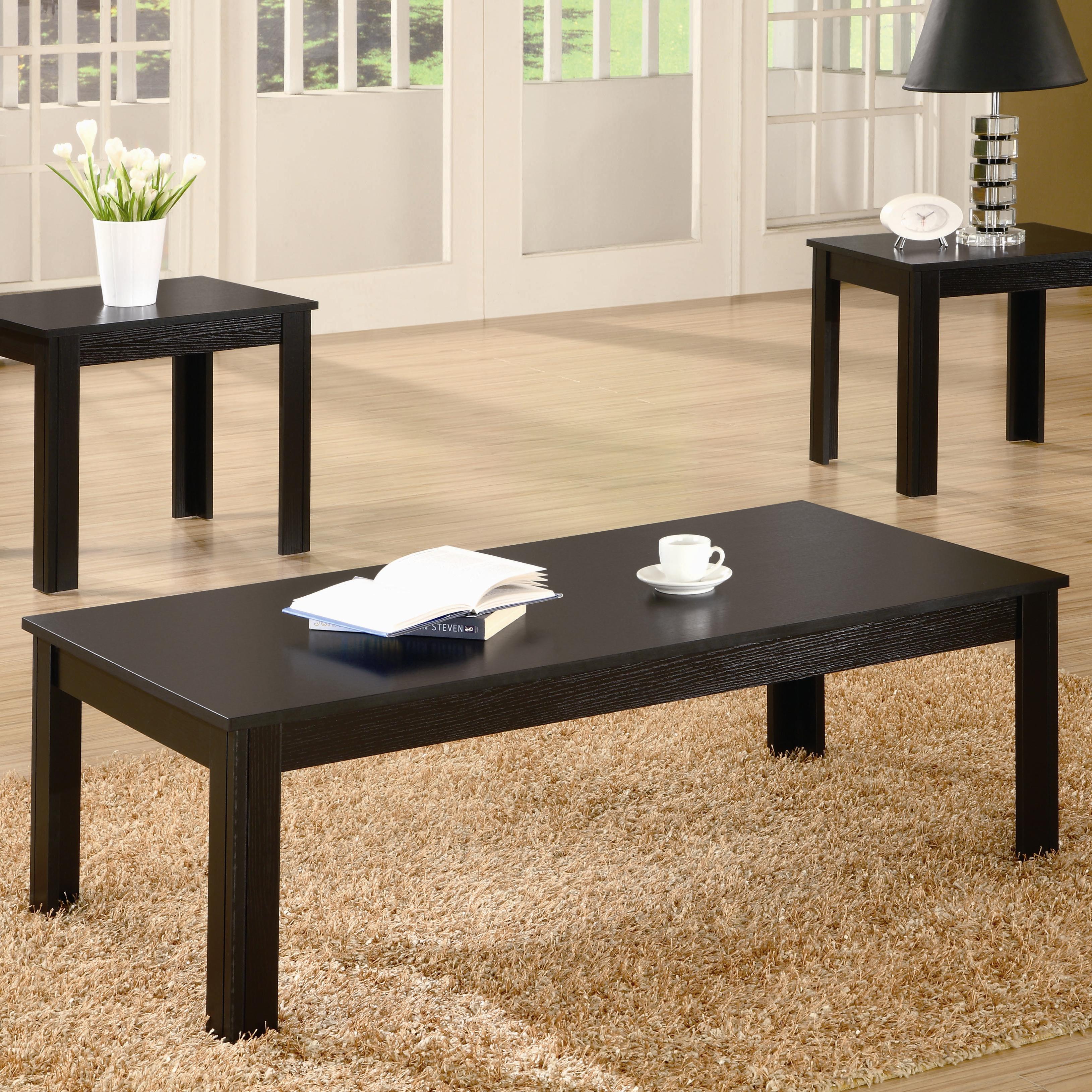 Coaster Occasional Table Sets Casual Three Piece Occasional Table