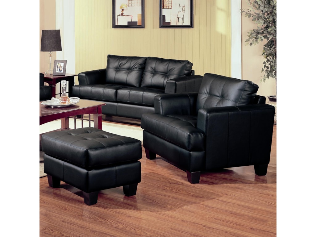 Coaster SamuelChair and Ottoman