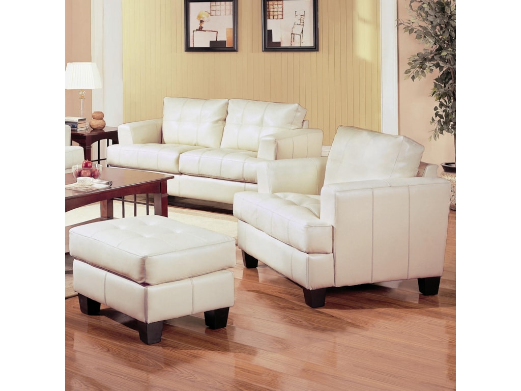 Coaster SamuelChair and Ottoman
