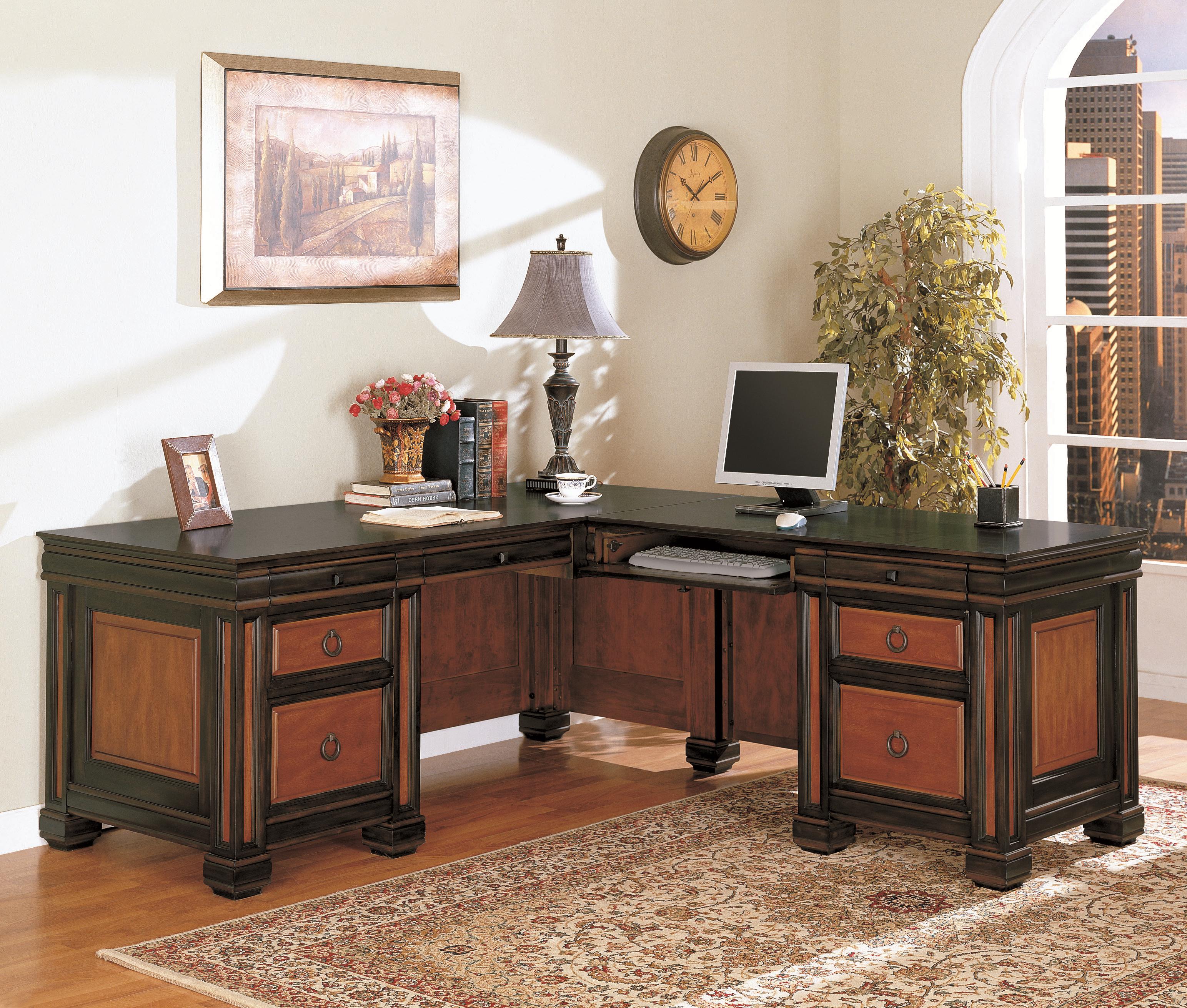 Coaster Chomedey 800691 Traditional L Shaped Desk Lapeer