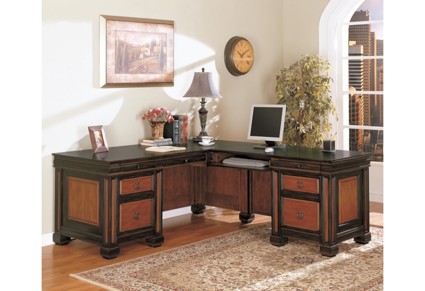 Coaster Chomedey 800691 Traditional L Shaped Desk Lapeer