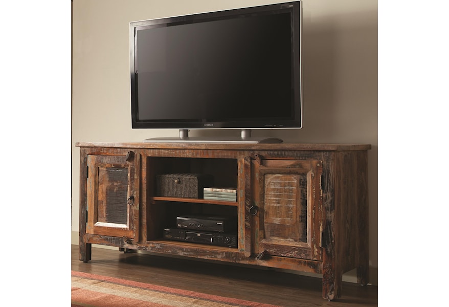 Coaster Accent Cabinets 700303 Reclaimed Wood Tv Stand Dunk