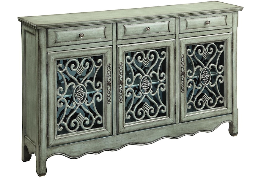 Coaster Accent Cabinets Traditional Accent Cabinet In Antique