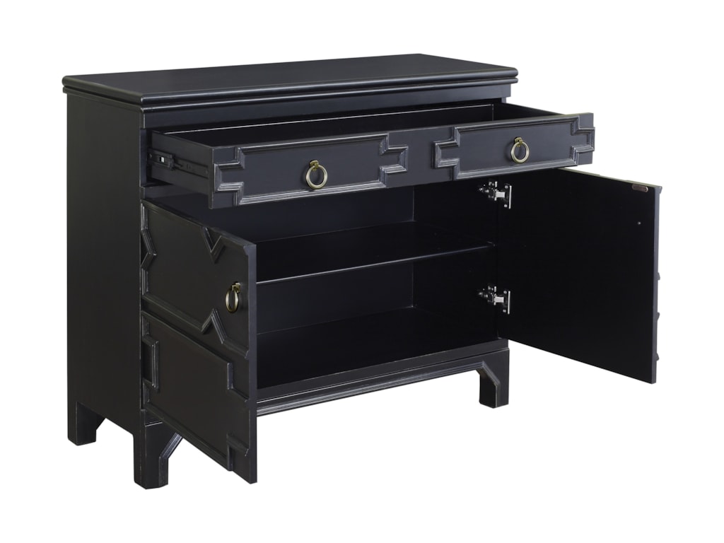 Coaster Accent Cabinets 950903 Cabinet With Geometric Accent Cabinets Cabinet With Geometric Design By Coaster
