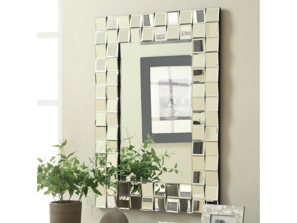 Fine Furniture Accent Mirrors 901815 Contemporary Rectangular Wall Fine Furniture Accent Mirrorsmirror