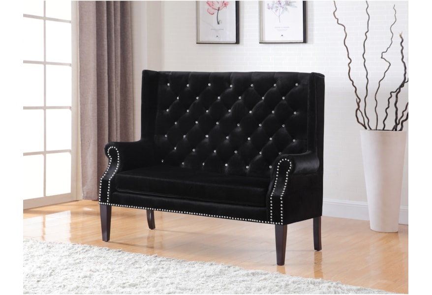 Coaster Accent Seating 902994 Extra Tall Winged Settee Northeast