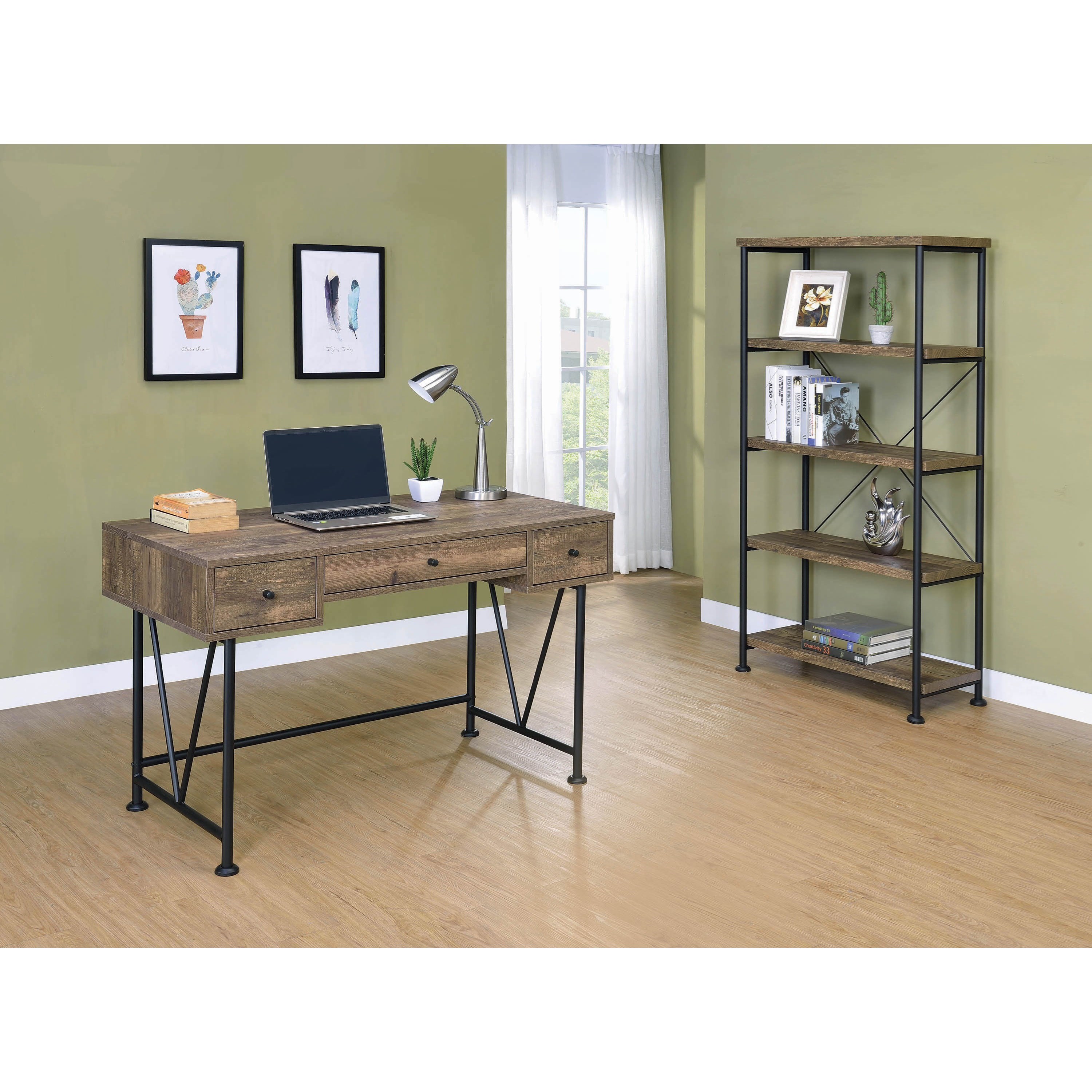 Coaster Analiese 802541 Contemporary Writing Desk With Metal Legs