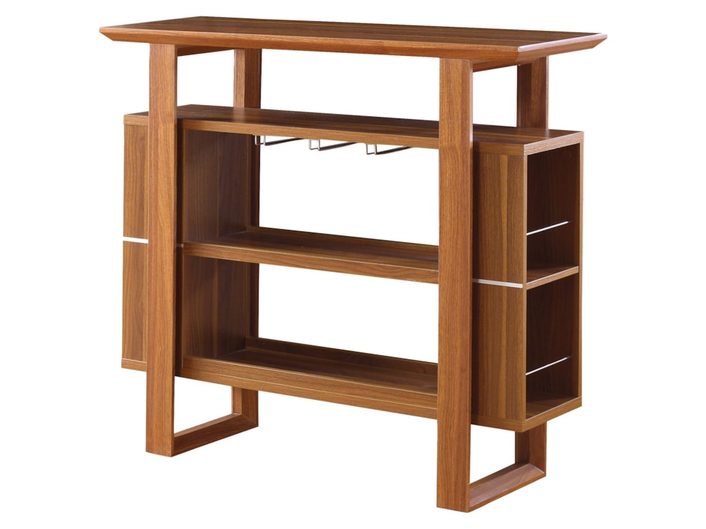 Coaster Bar Units And Tables 100338 Open With Wine Gl Coaster Bar Units And Tabar