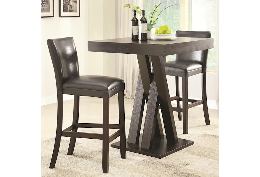 outdoor bar stool and table set