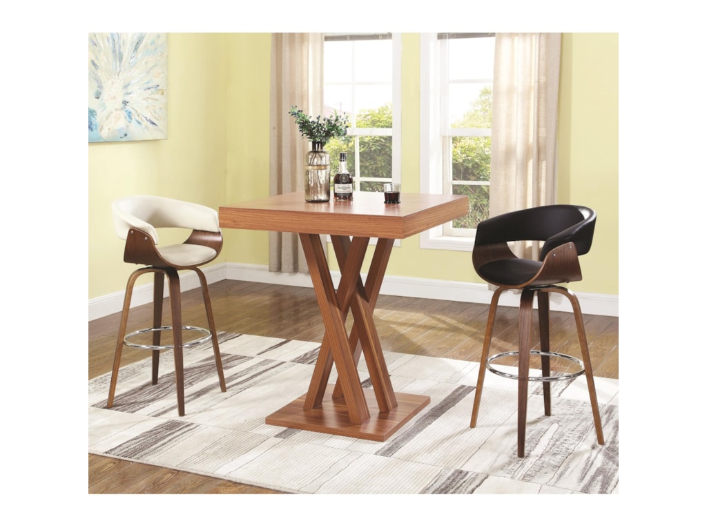Coaster Bar Units And Tables Contemporary Height Table Coaster Bar Units And Tabar Height Table Stool Set