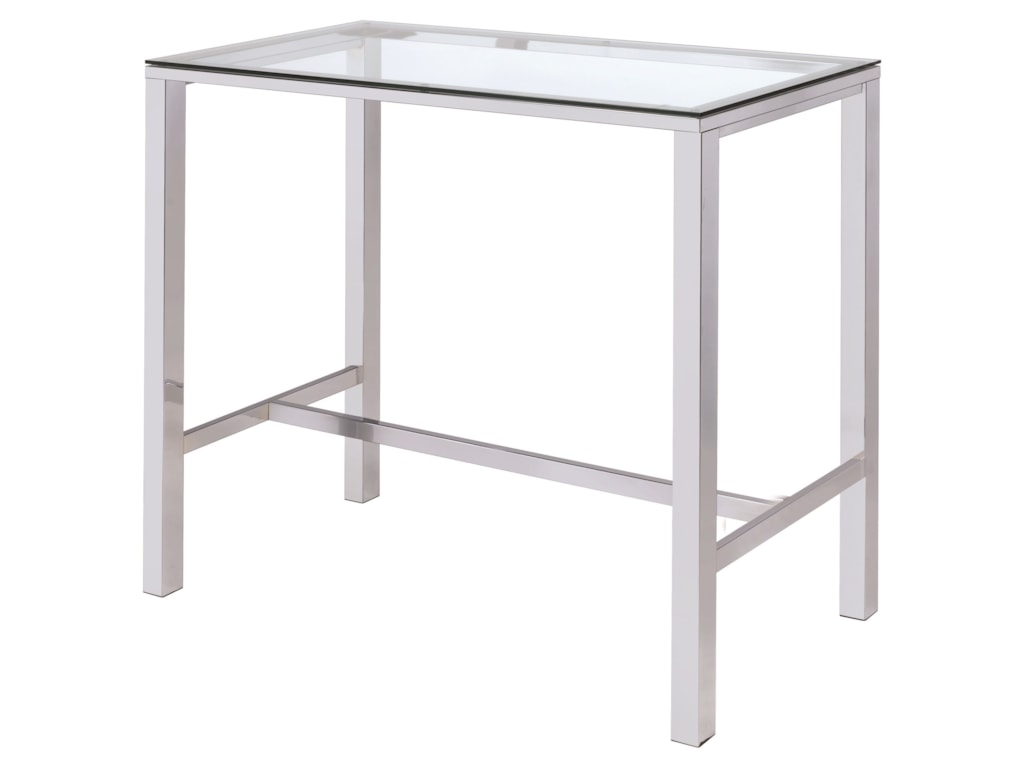 Coaster Bar Units And Bar Tables Contemporary Bar Table With Glass