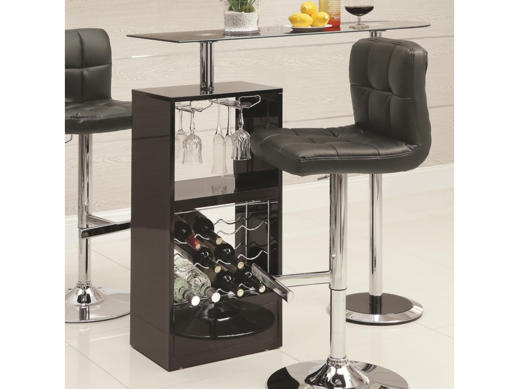 Coaster Bar Units and Bar TablesBlack Bar Table