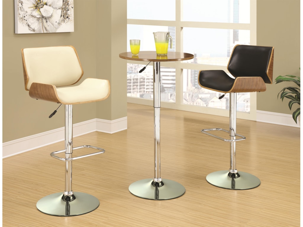 Coaster Bar Units And Bar Tables Adjustable Bar Table With Round - Bar Units And Bar Tables Adjustable Bar Table With Round Wood Top Bycoaster coaster bar units and bar tables adjustable bar table with round - bar units and bar tables adjustable bar table with round wood top bycoaster