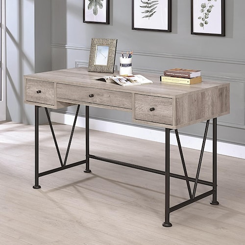 Coaster Guthrie Style Writing Desk With 3 Drawers Coaster Guthrie Style Writing Desk With 3 Drawers
