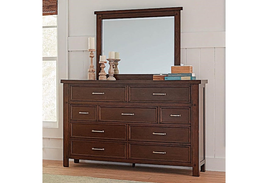 Coaster Barstow Transitional Dresser And Mirror Set Rife S Home