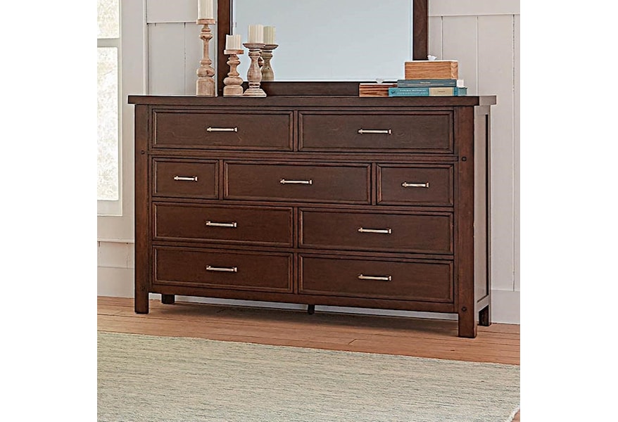 Coaster Barstow 206433 Transitional Dresser With Felt Lined Top