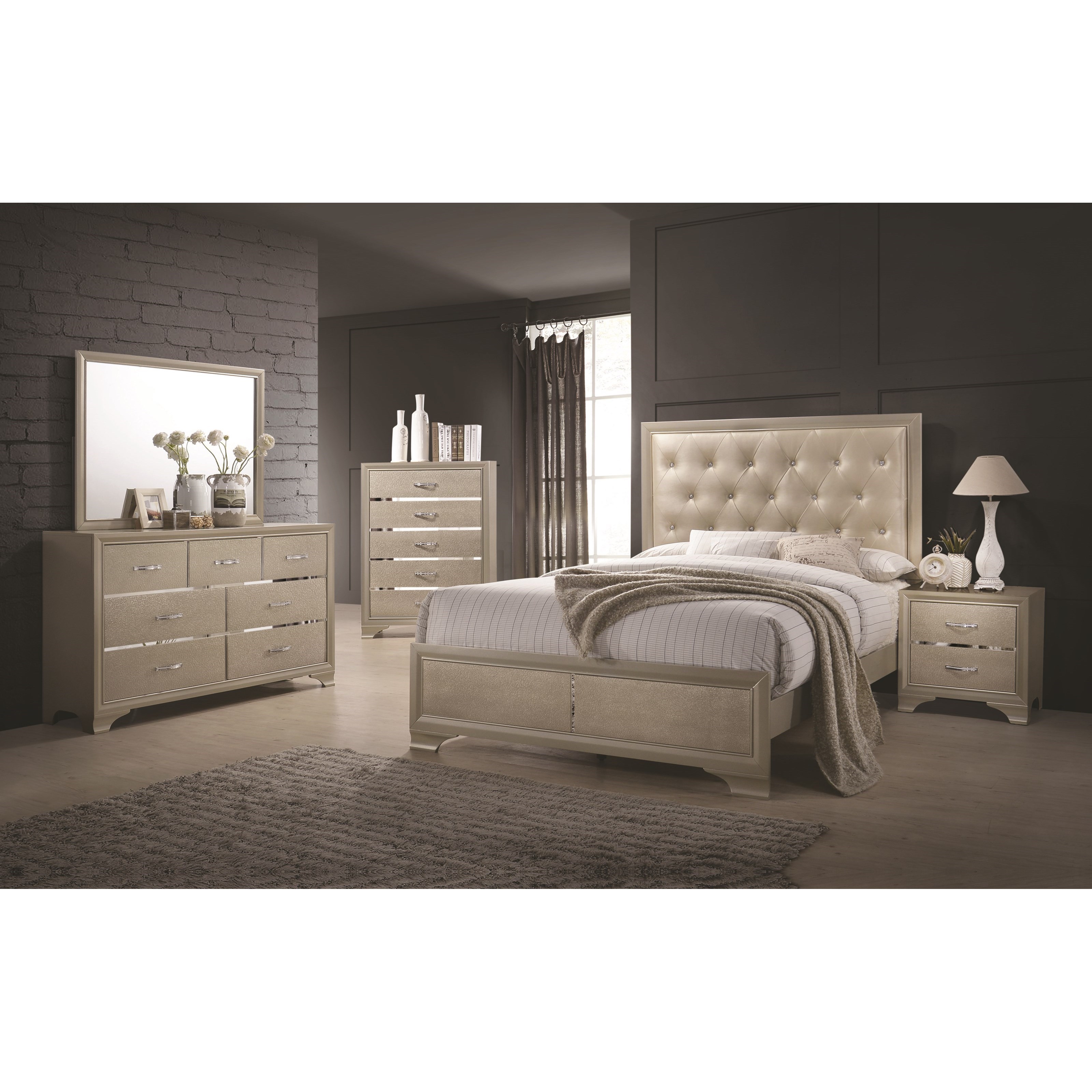 Coaster Beaumont 205293 Seven Drawer Dresser with Felt Lined Top Drawers |  Carolina Direct | Dressers