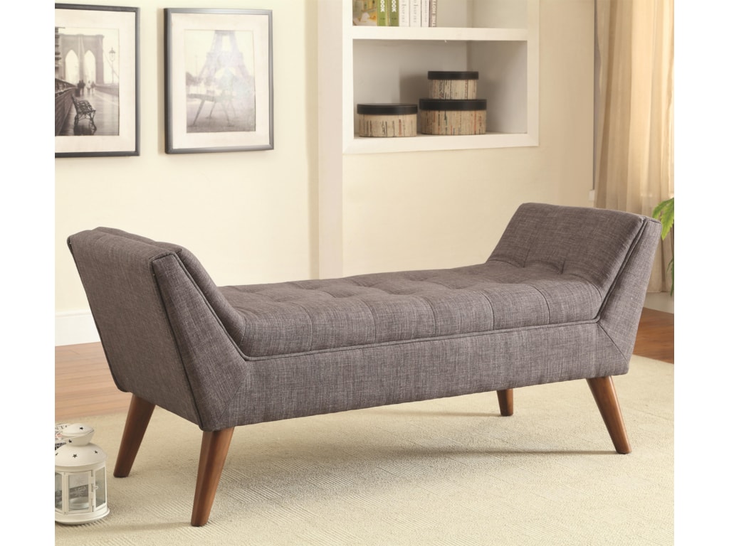 Coaster Benches Amersly Accent Bench Red Knot Upholstered Benches - coaster benches amersly accent bench red knot upholstered benches -