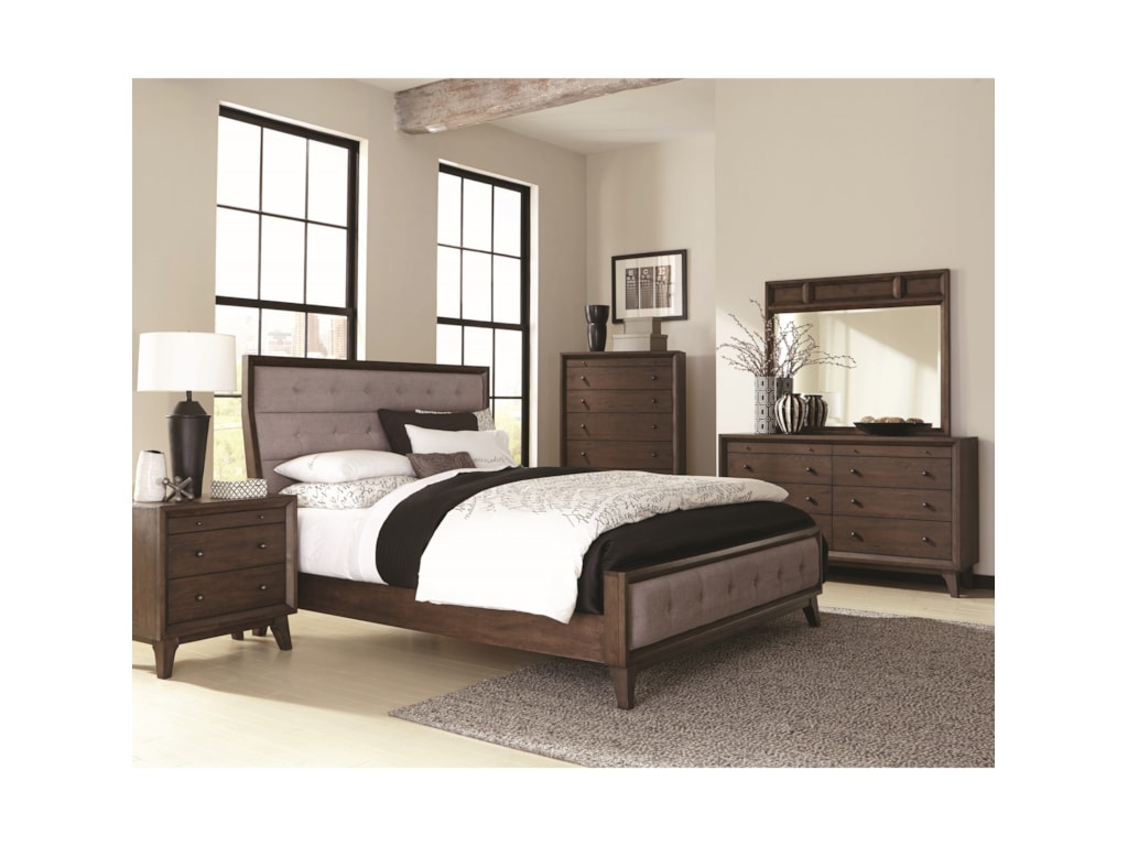Coaster BinghamQueen Upholstered Bed