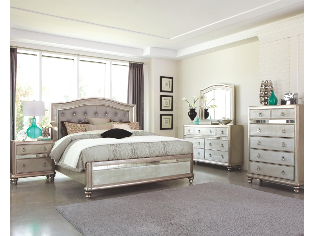 Coaster Bling GameCal King Bed