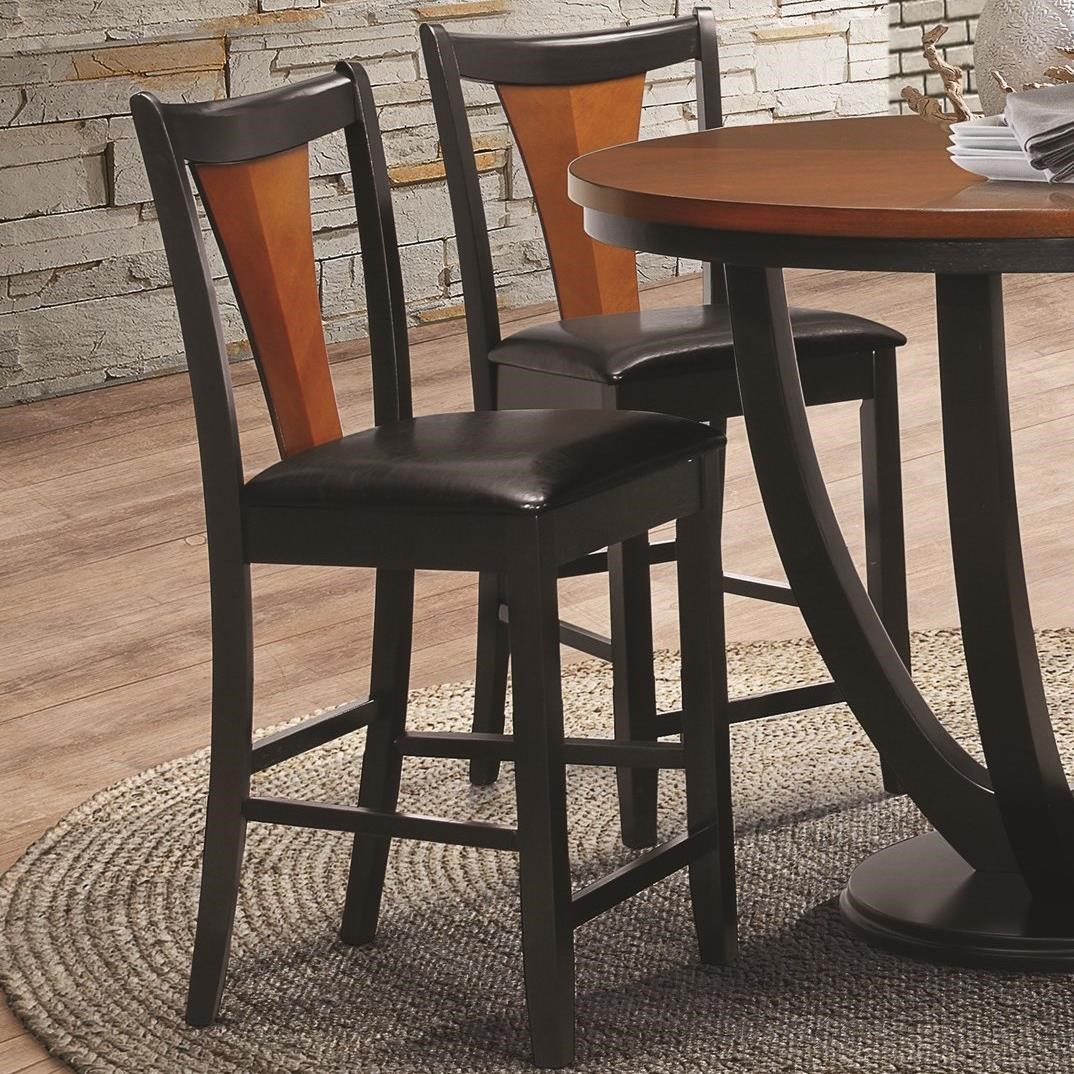 Coaster Boyer Contemporary Two Tone Bar Stool Value City