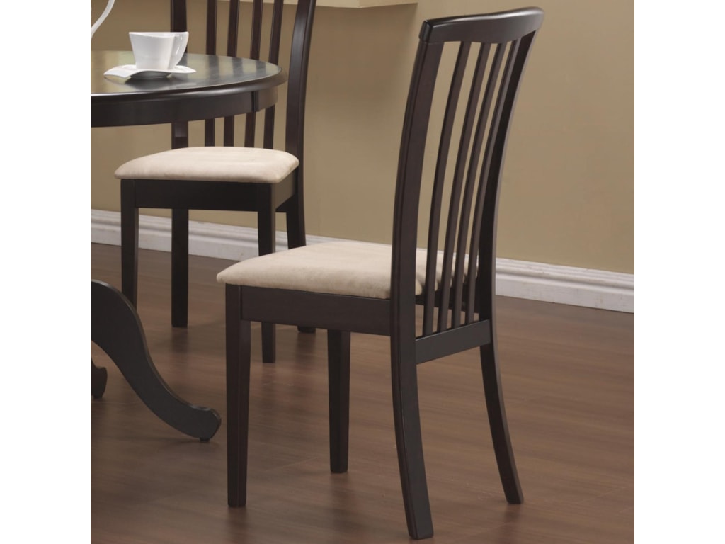 Coaster BrannanSlat Back Side Chair