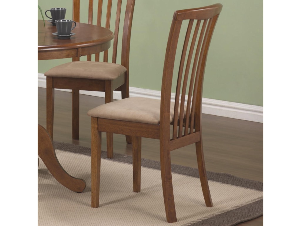 Coaster BrannanSlat Back Side Chair