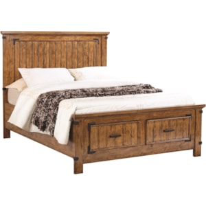 Coaster Brenner King Storage Bed With Dovetail Drawers Pedigo Furniture Panel Beds