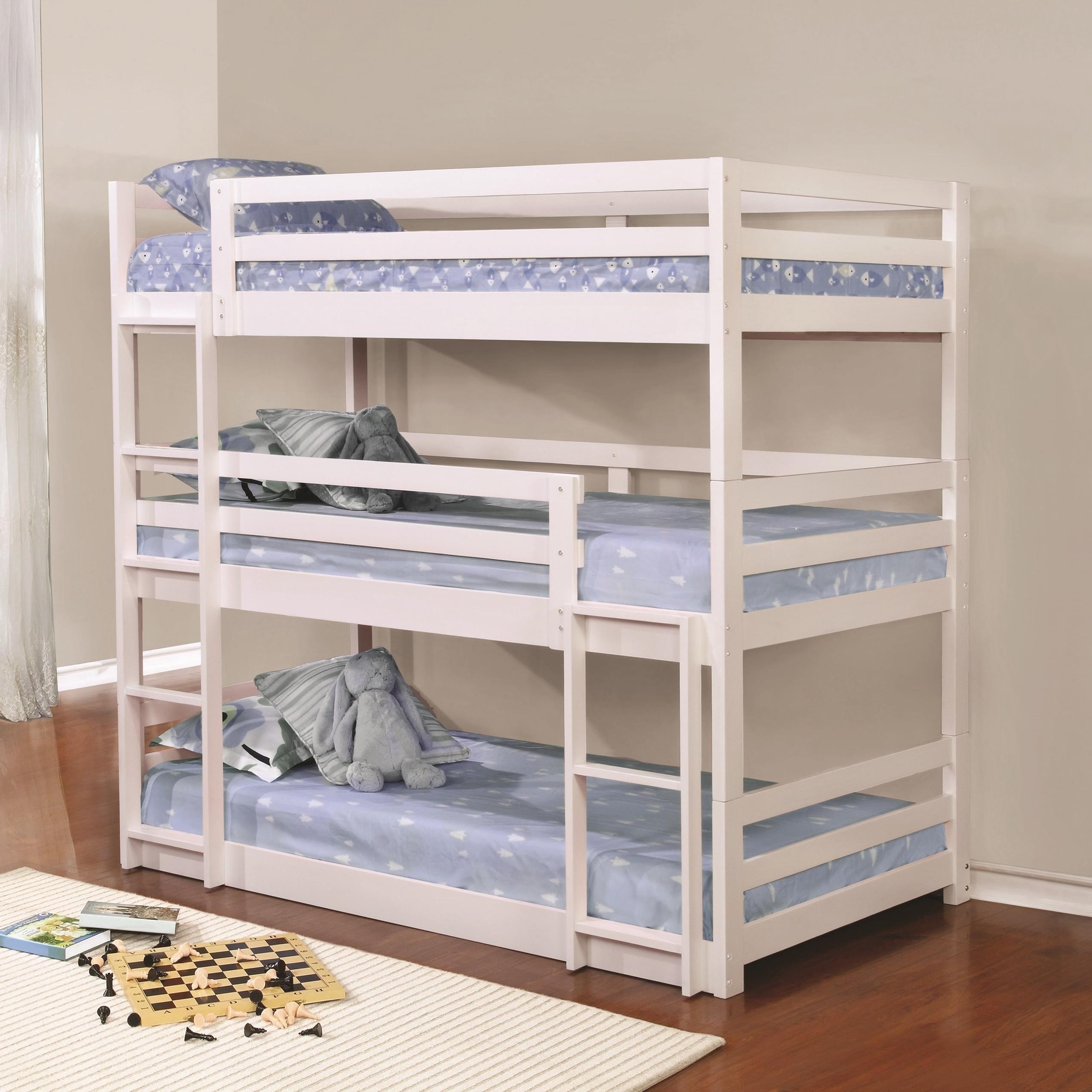 triple bed bunk bed