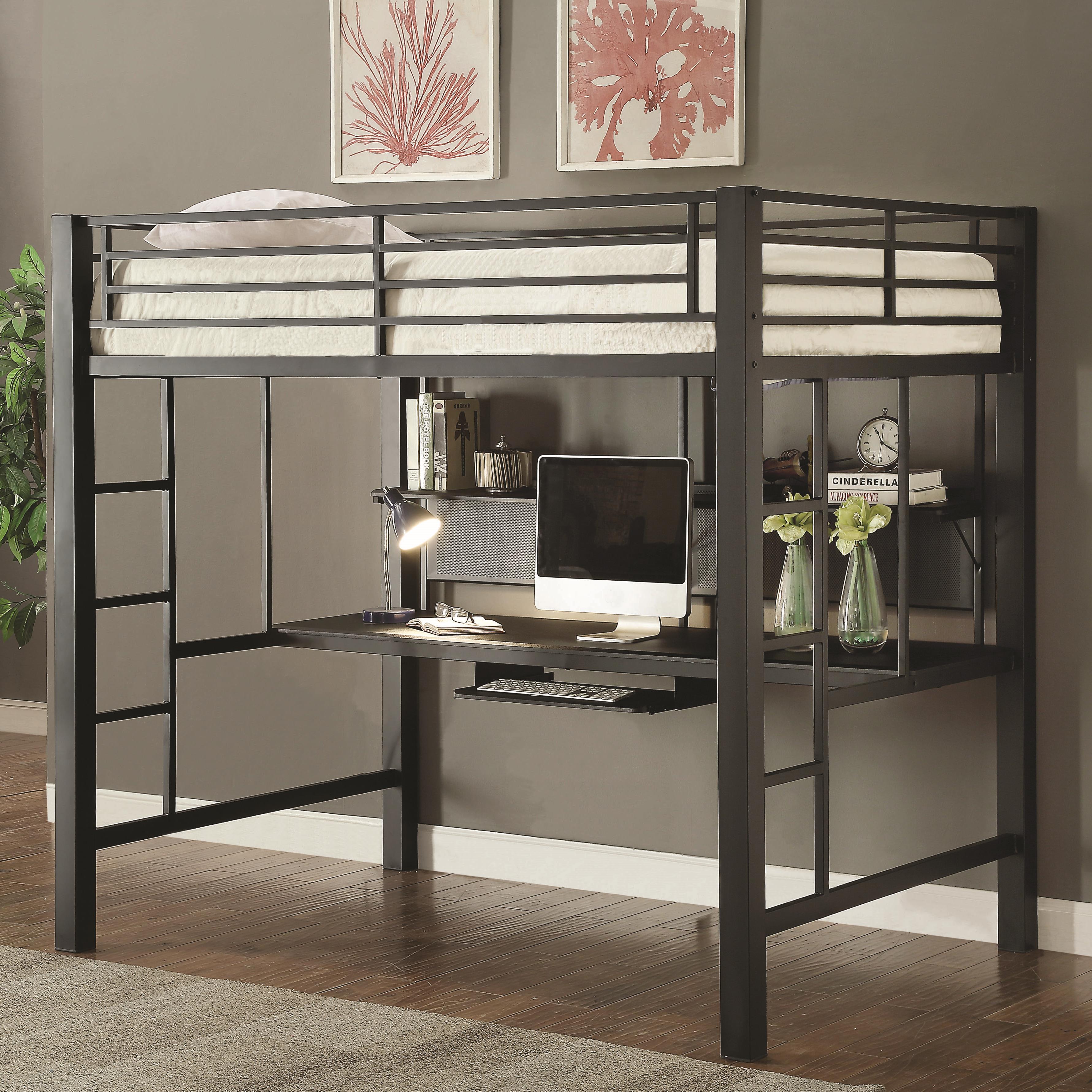 loft bed with workstation