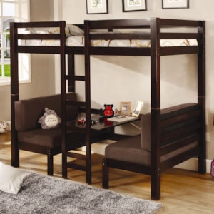 Coaster Bunks Twin Over Twin Convertible Loft Bed A1 Furniture