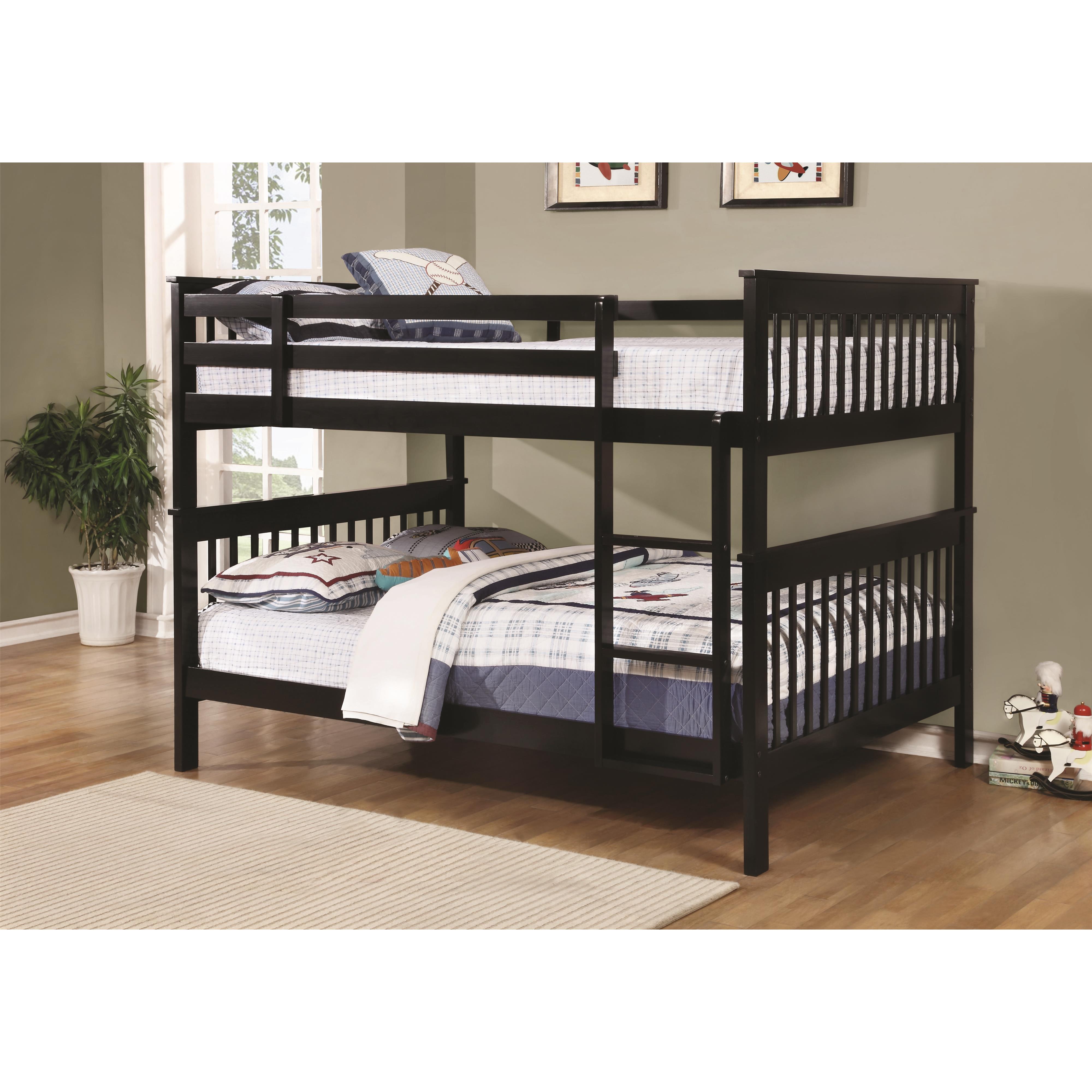 full over full bunk bed that can be separated