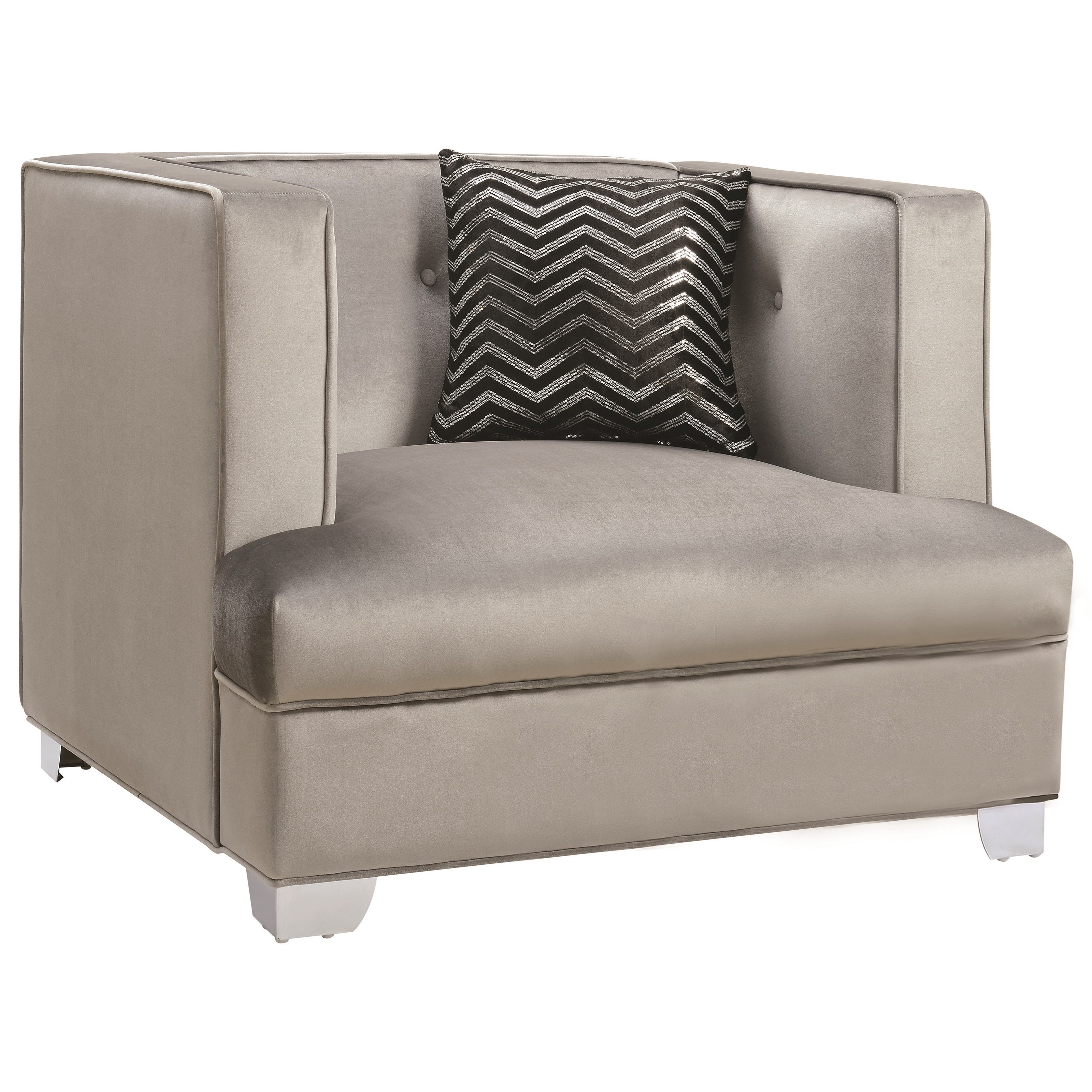 Caldwell Contemporary Upholstered Chair By Coaster At Value City Furniture