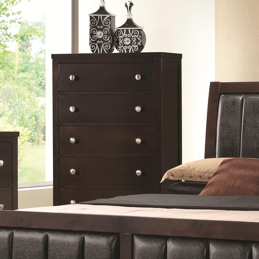 Coaster Carlton 202095 Chest Of Drawers With 5 Drawers Corner