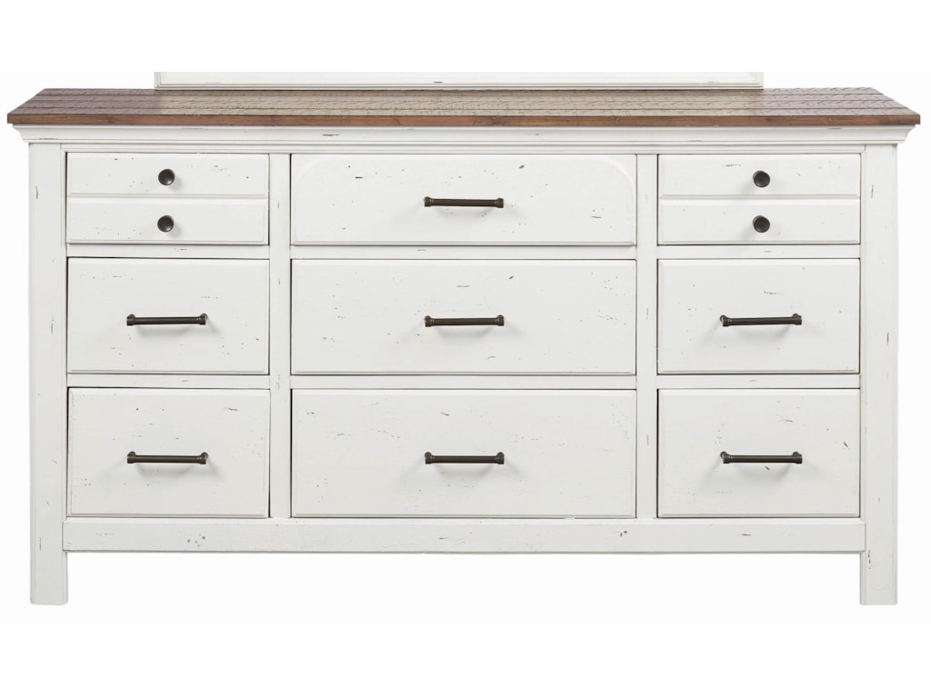 Coaster Celeste Rustic Two Tone Dresser Value City Furniture