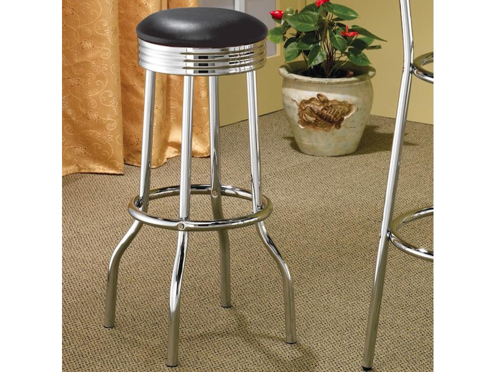 Delivery Estimates Northeast Factory Direct Cleveland Eastlake Cleveland Chrome Plated Soda Fountain Bar Stool By Coaster